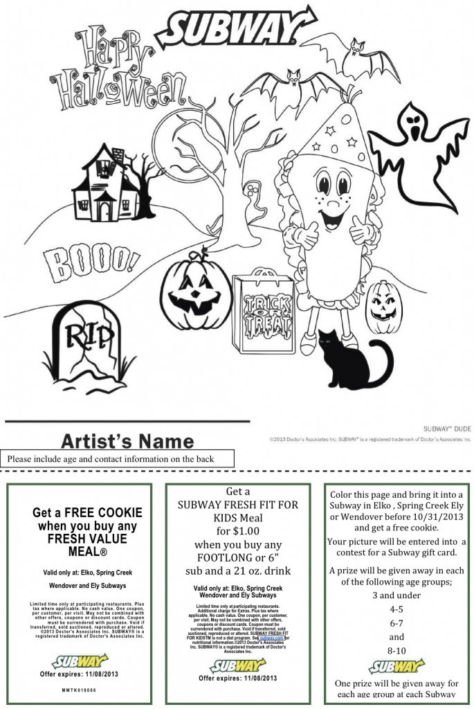 halloween coloring page 2-2