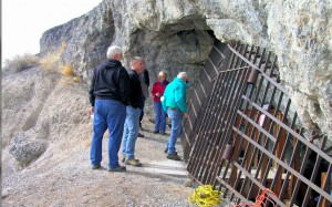 Tourists at Juke Box Cave