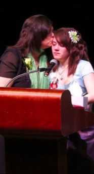 Celia Costanzo with daughter DJ.