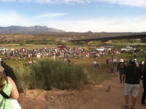 Bundy Party crowd