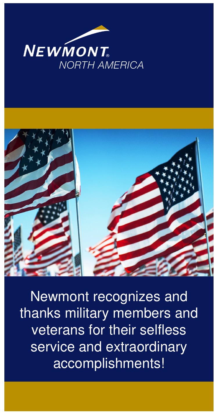 Veterans Day Ad_Newmont