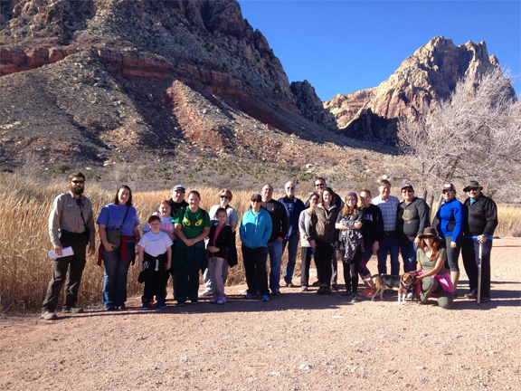 First Day Hike at Spring Mountain Ranch one of Nevada State Parks.