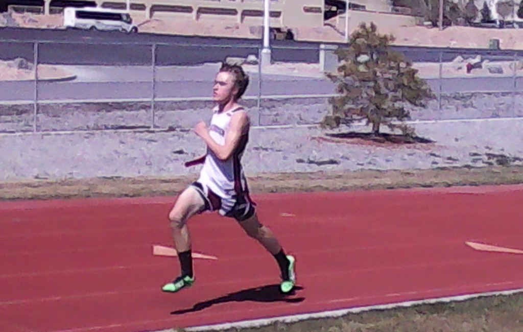 Colton Smith took first place for the 800 meter with a time of 2:17.97, making him fourth in his division.