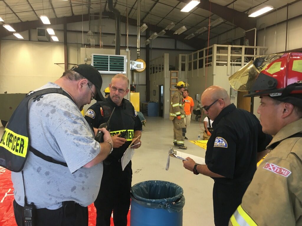 Here are seen Casey Snyder from the Wendover Ambulance, the local Fire Departments, Utah/Nevada Forces...(Photos credit Lauara Snyder)