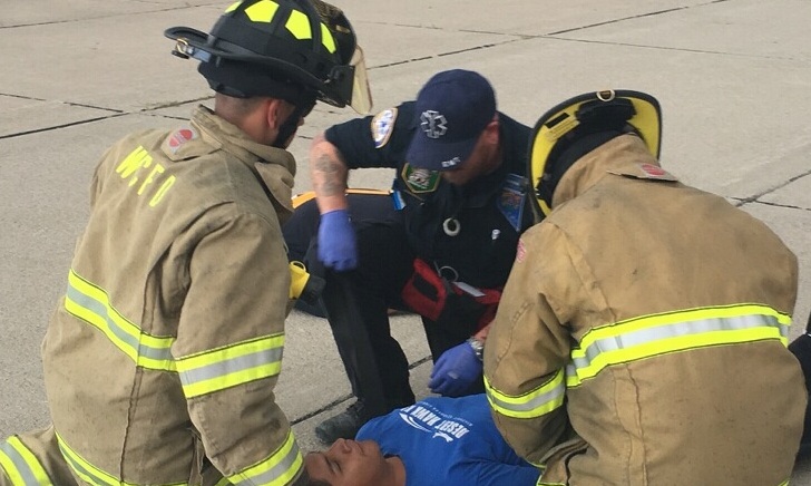 Ems, Police and Fire periodically conduct MCI training in order to be prepared for any situation. (Photo credit Lauara Snyder)