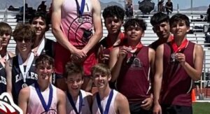      The men’s 4×400 meter relay took 3rd place